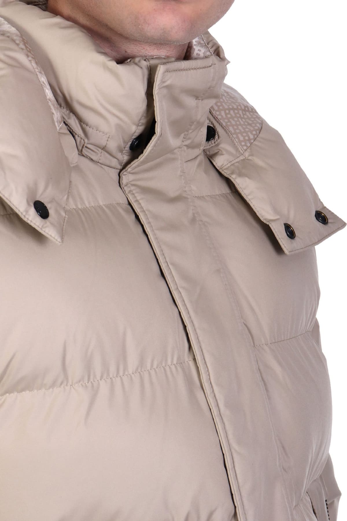 BOSS ΜΠΟΥΦΑΝ PUFFER ΑΠΟΣΠΩΜΕΝΗ ΚΟΥΚΟΥΛΑ H-COMBINIAN3 ΜΠΕΖ