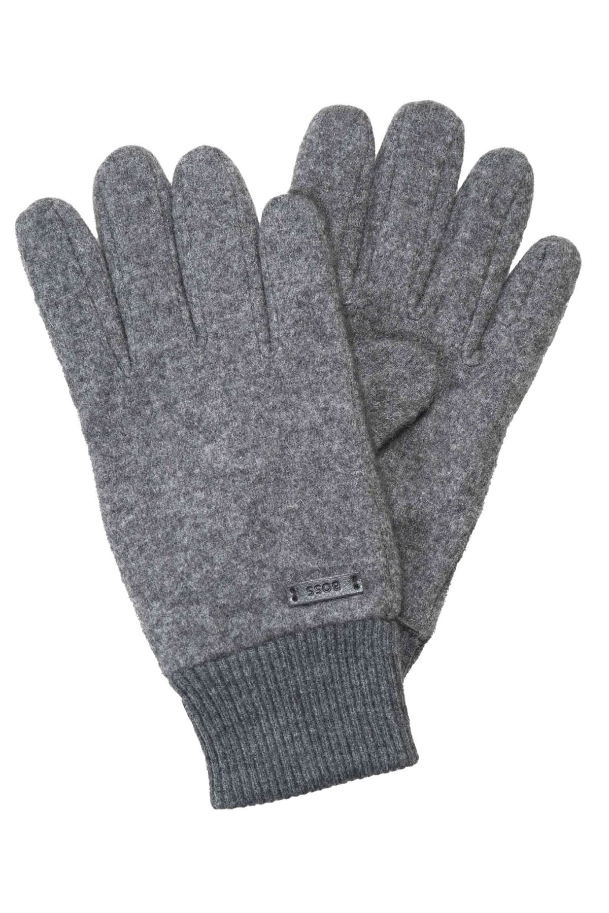 BOSS ΓΑΝΤΙΑ ΠΛΕΚΤΑ KALSPER ΓΚΡΙ