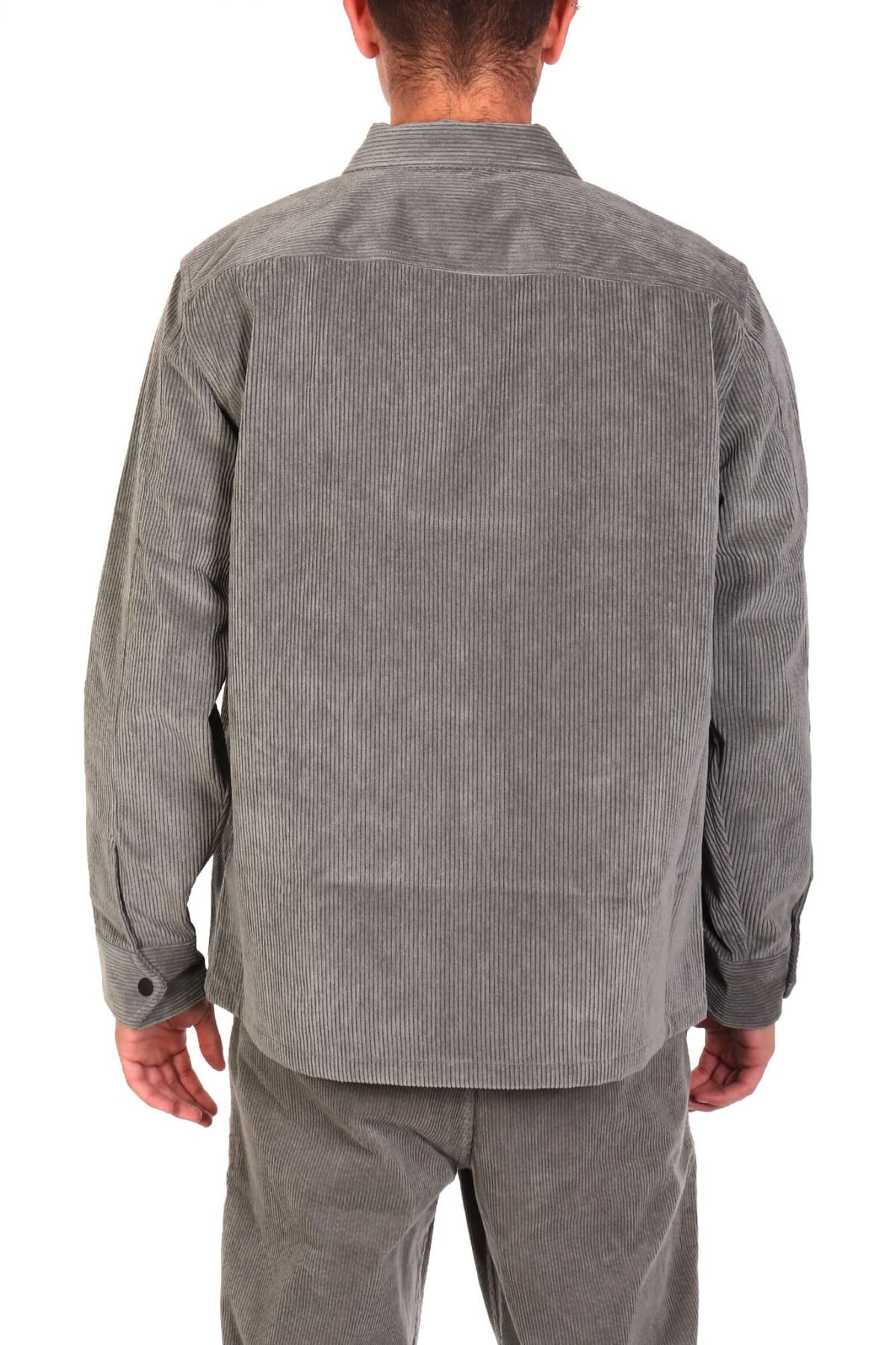 BOSS CASUAL ΠΟΥΚΑΜΙΣΟ ΚΟΤΛΕ FULLZIP LOZZY M ΓΚΡΙ