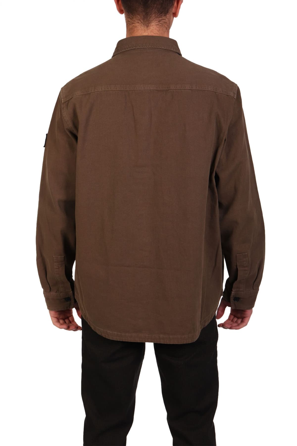 BOSS CASUAL ΠΟΥΚΑΜΙΣΟ LEZATO M MΠΕΖ-XAKI