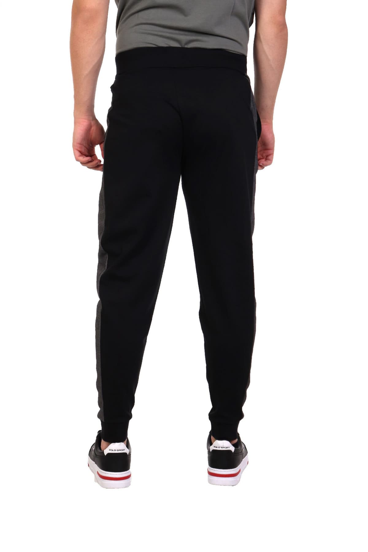 BOSS HOMEWEAR ΠΑΝΤΕΛΟΝΙ ΦΟΡΜΑ TRACKSUIT PANTS ΜΑΥΡΟ