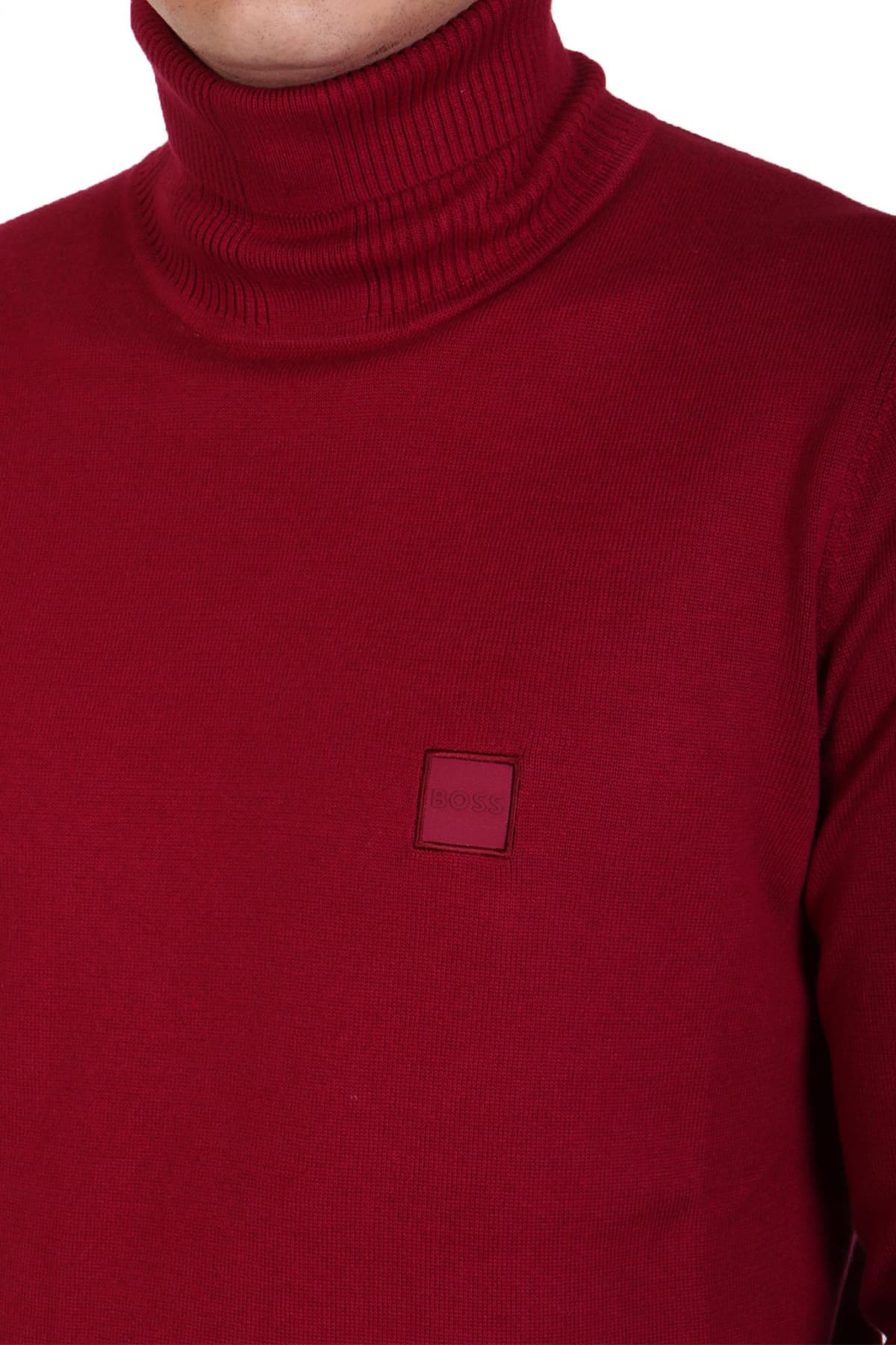 BOSS CASUAL ΠΛΕΚΤΟ TURTLE NECK AKIRO_S ΜΠΟΡΤΝΩ