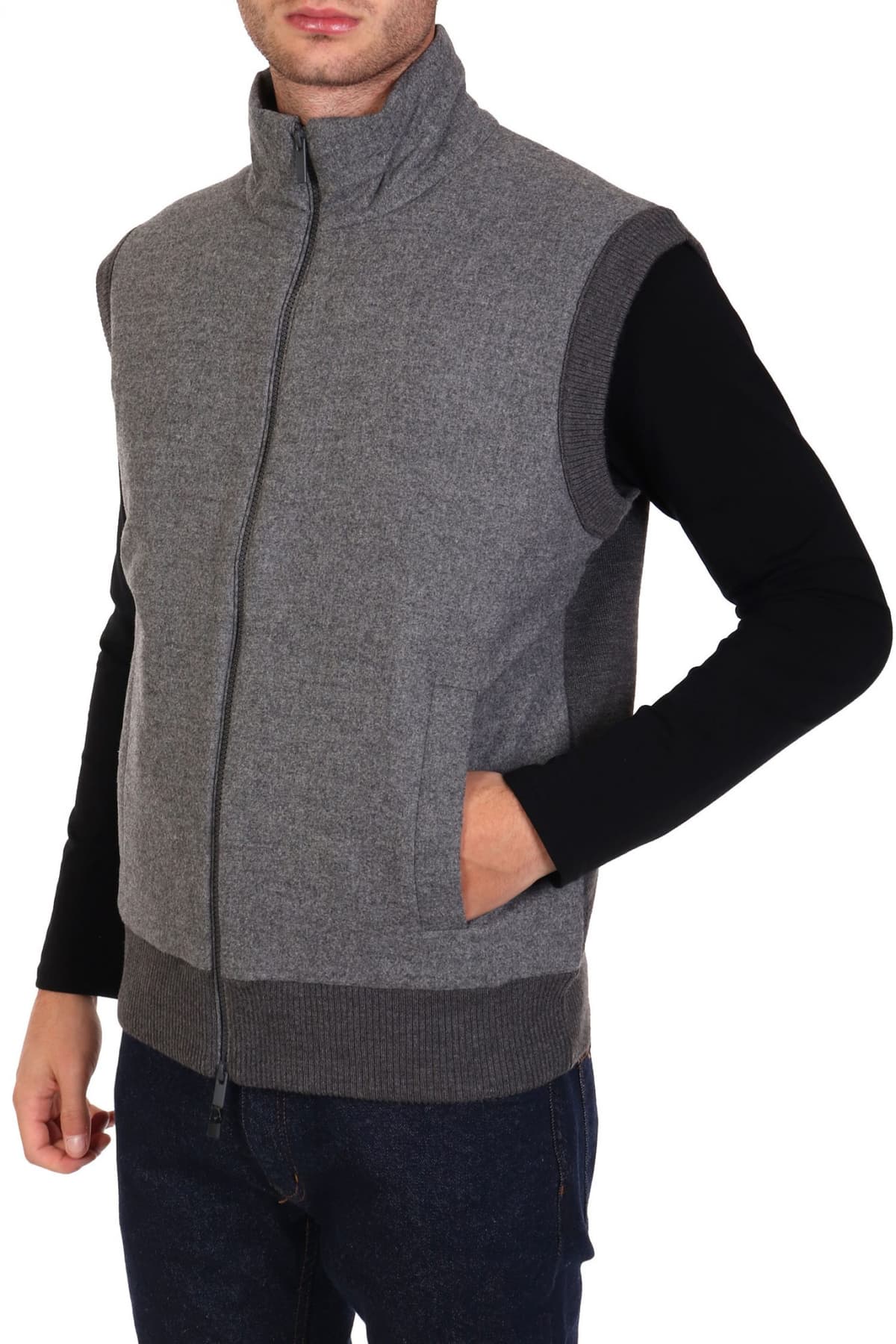 BOSS ΜΠΟΥΦΑΝ ΑΜΑΝΙΚΟ BOMBER P-ELFANOLO ΓΚΡΙ