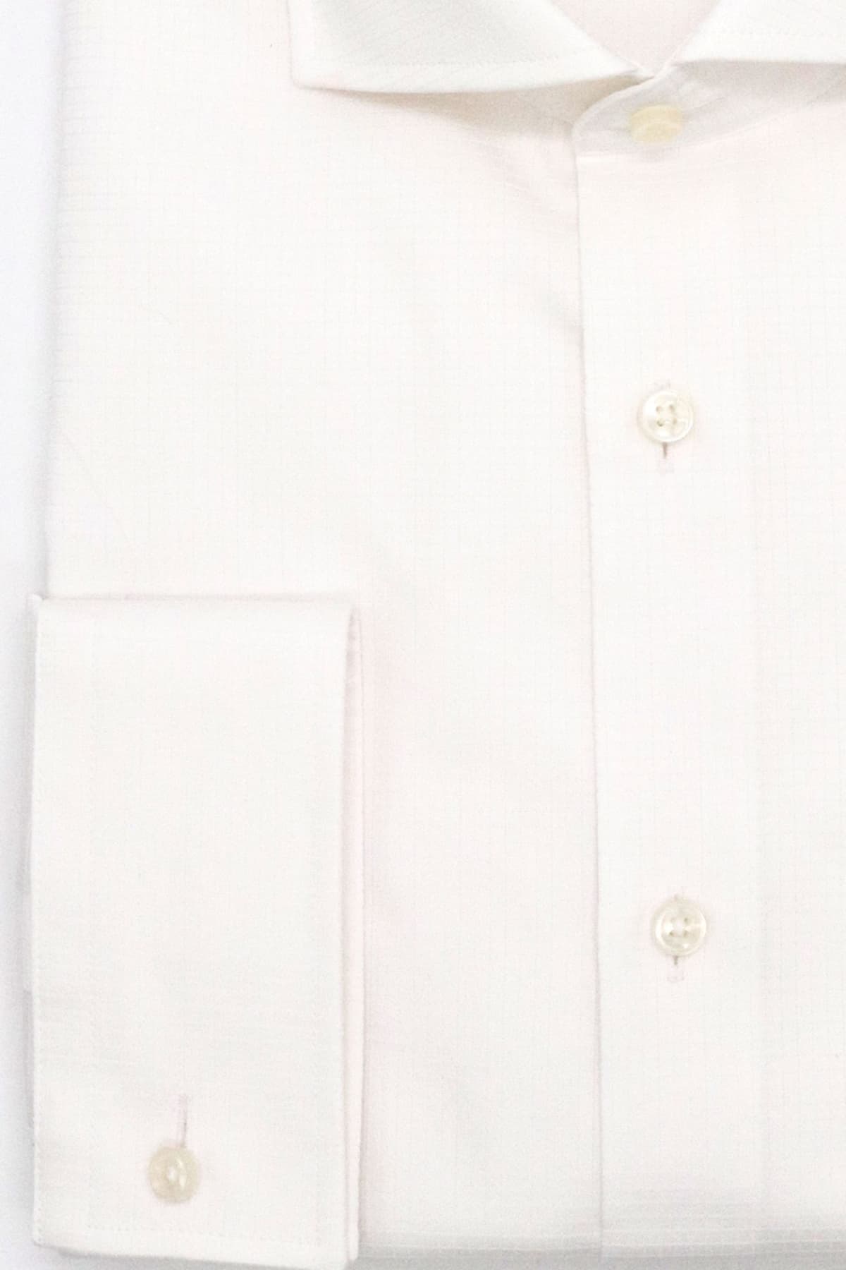 BOSS ΠΟΥΚΑΜΙΣΟ SLIM FIT ΜΑΝΙΚΕΤΟΚΟΥΜΠΟ H-Hank-Spread-CV-244 ΛΕΥΚΟ