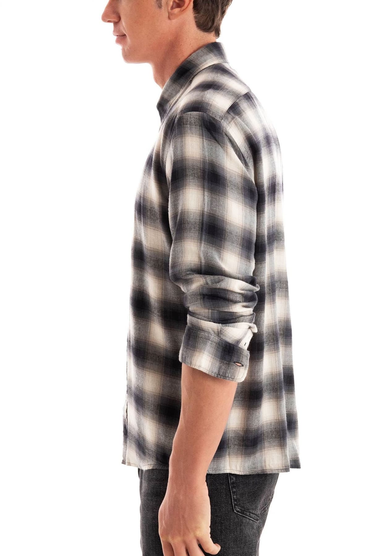 BOSS ΠΟΥΚΑΜΙΣΟ ΚΑΡΩ REGULAR FIT C-LIAM-KENT-C1-243 ΓΚΡΙ-ΜΠΕΖ