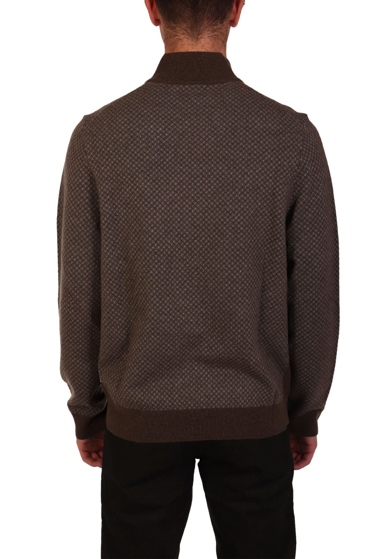 BOSS ΠΛΕΚΤΟ HALFZIP H-ELTORINO ΛΑΔΙ