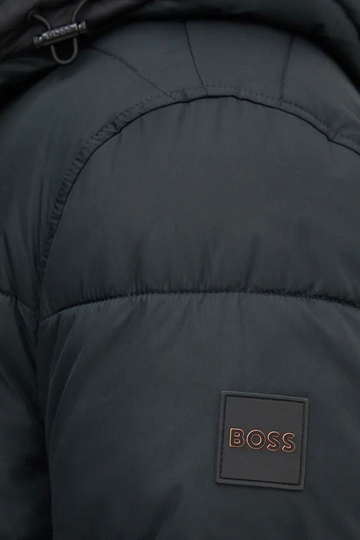 BOSS CASUAL ΜΠΟΥΦΑΝ PUFFER ΚΟΥΚΟΥΛΑ OMARIS ΜΑΥΡΟ