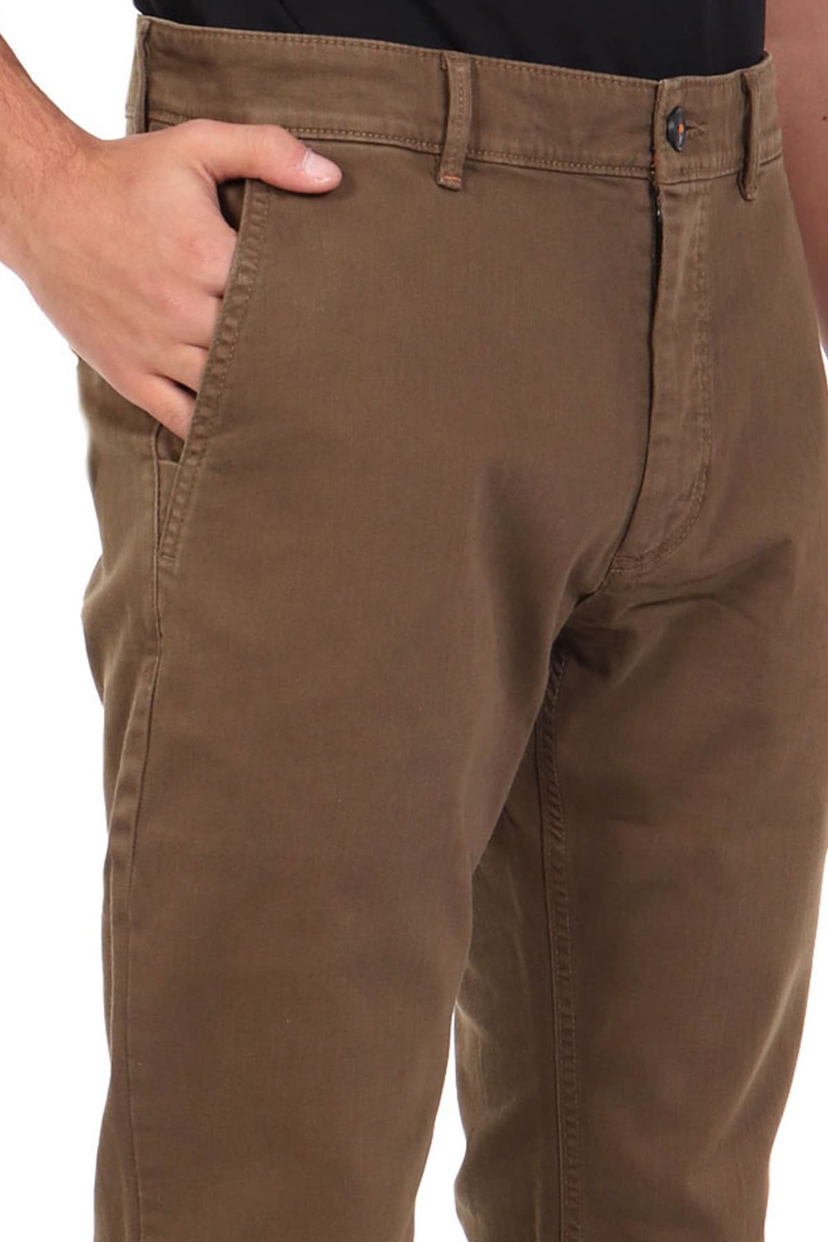 BOSS CASUAL ΠΑΝΤΕΛΟΝΙ CHINO SLIM FIT CHINO SLIM 1 ΧΑΚΙ