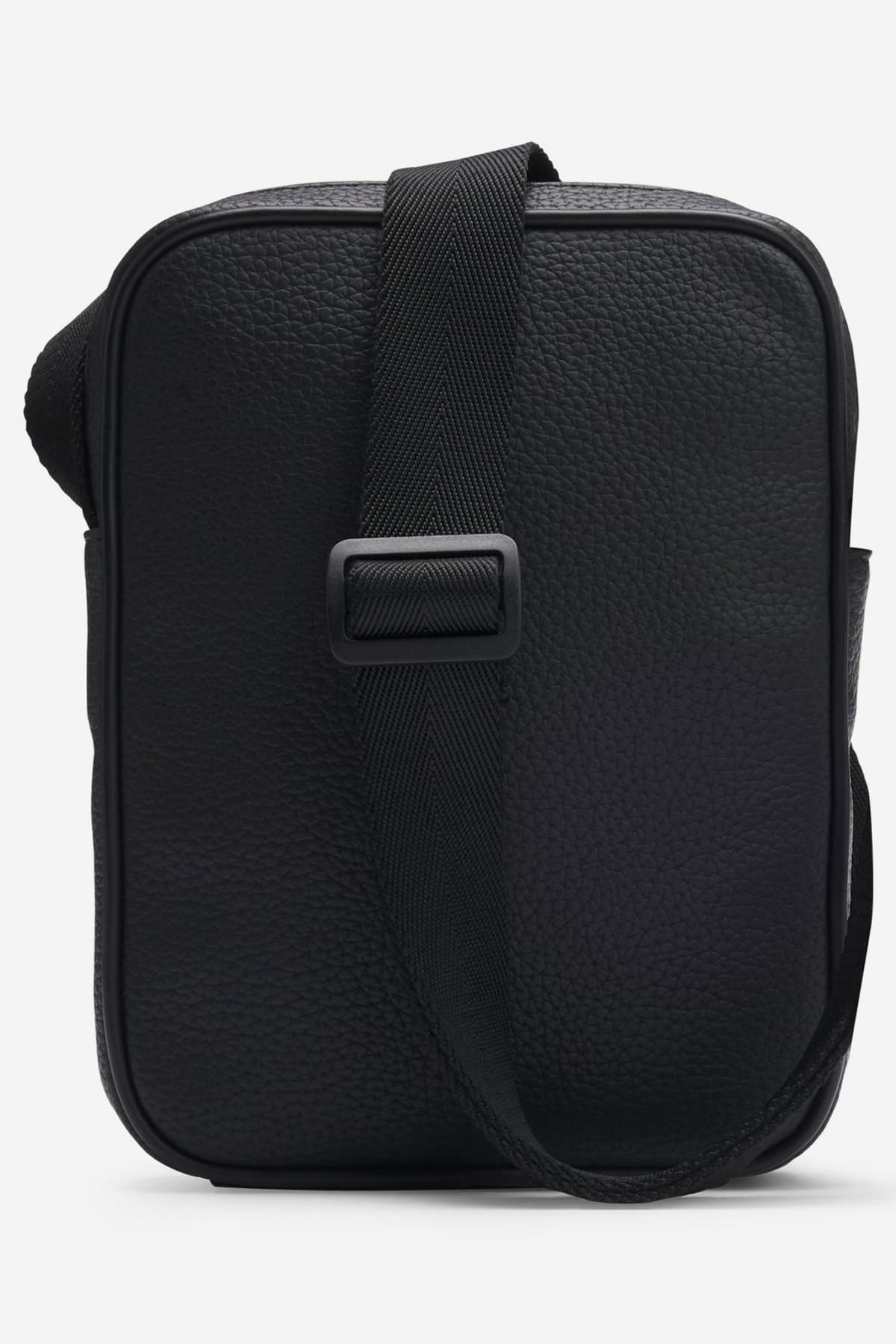 HUGO ΤΣΑΝΤΑΚΙ CROSSBODY NESH R_NS ZIP LOGO ΜΕΤΑΛΛΙΚΟ ΜΑΥΡΟ