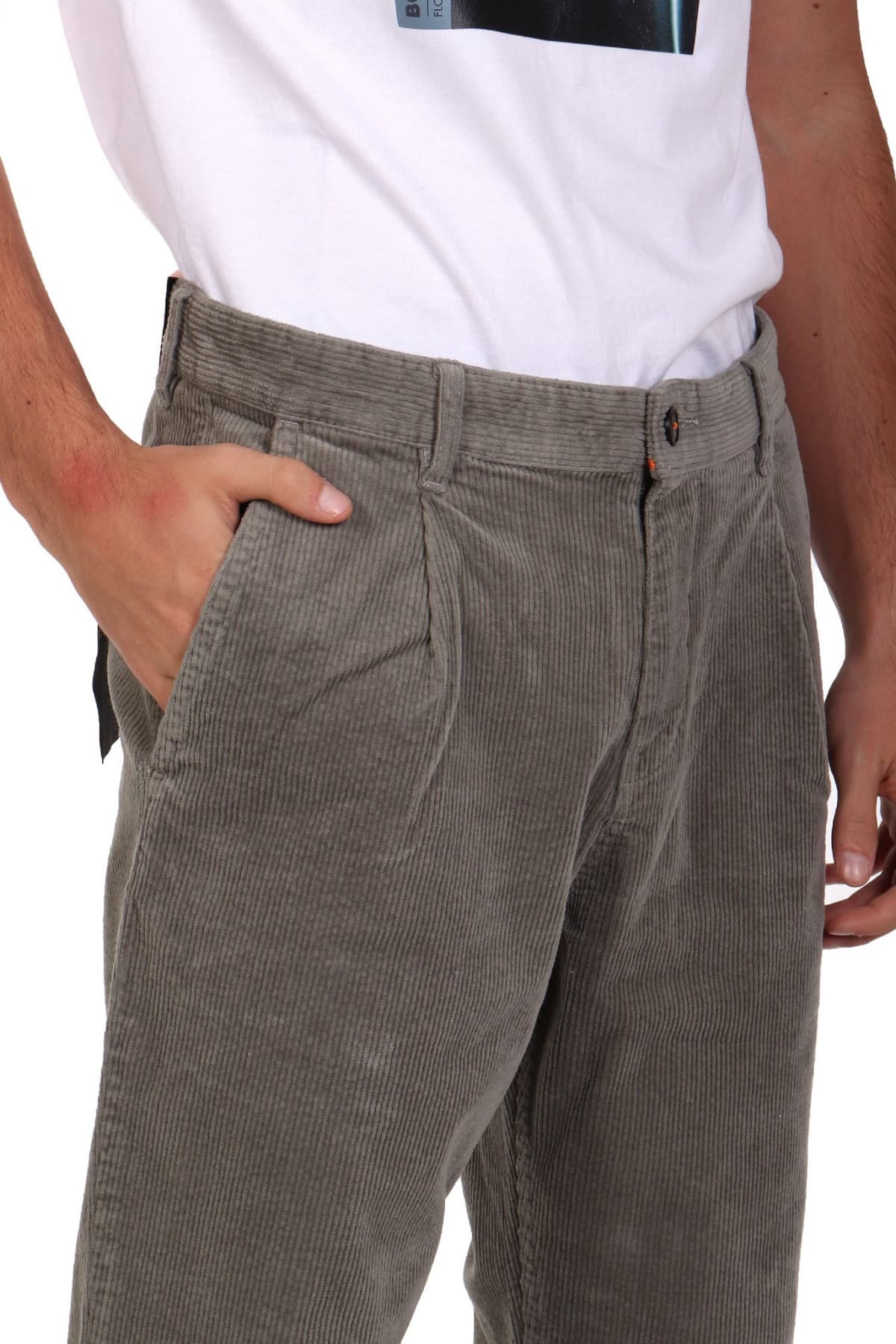 BOSS CASUAL ΠΑΝΤΕΛΟΝΙ ΚΟΤΛΕ RELAXED FIT CHINO-SHYNE ΦΥΣΤΙΚΙ