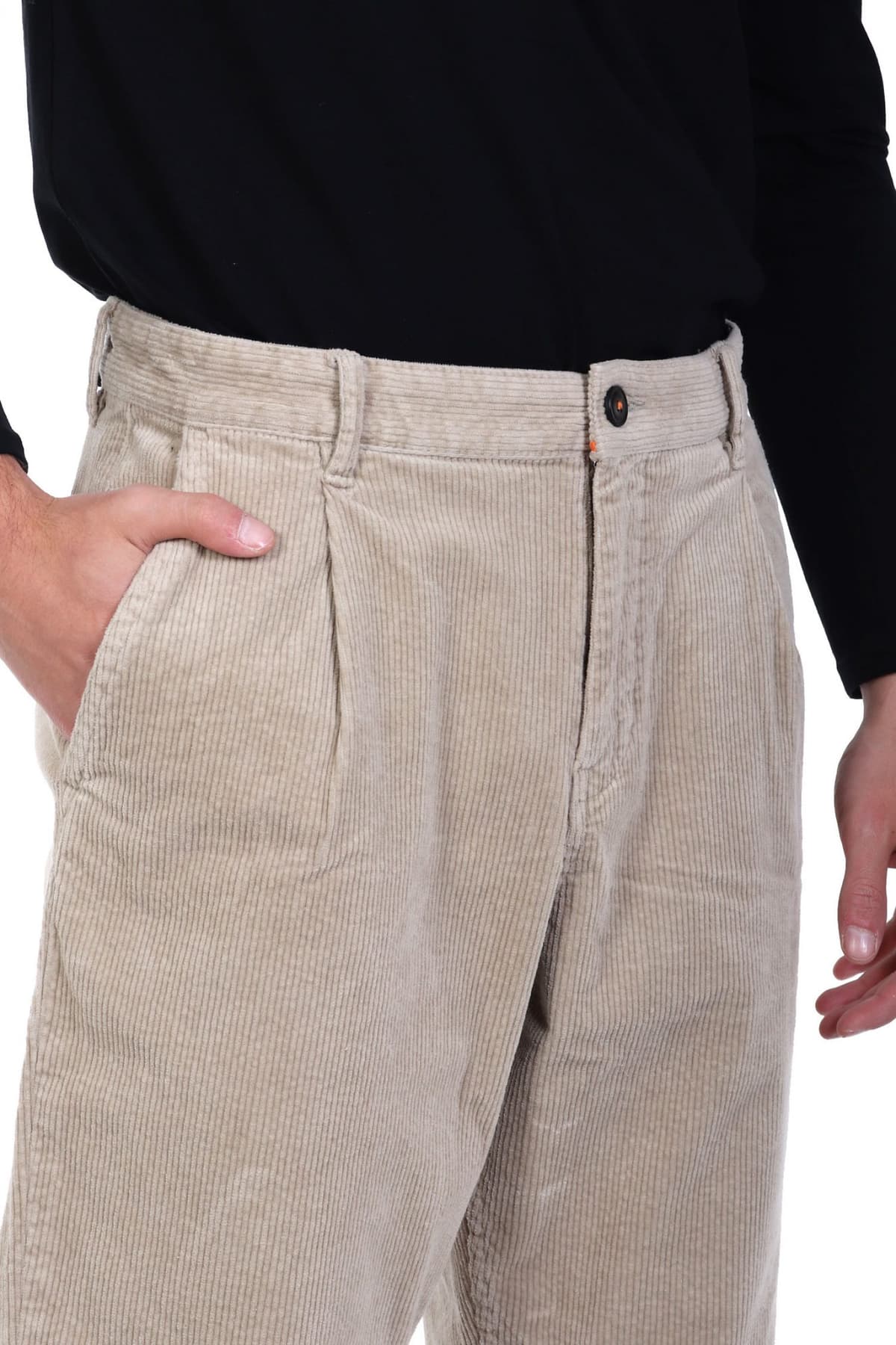 BOSS CASUAL ΠΑΝΤΕΛΟΝΙ ΚΟΤΛΕ RELAXED FIT CHINO-SHYNE ΜΠΕΖ