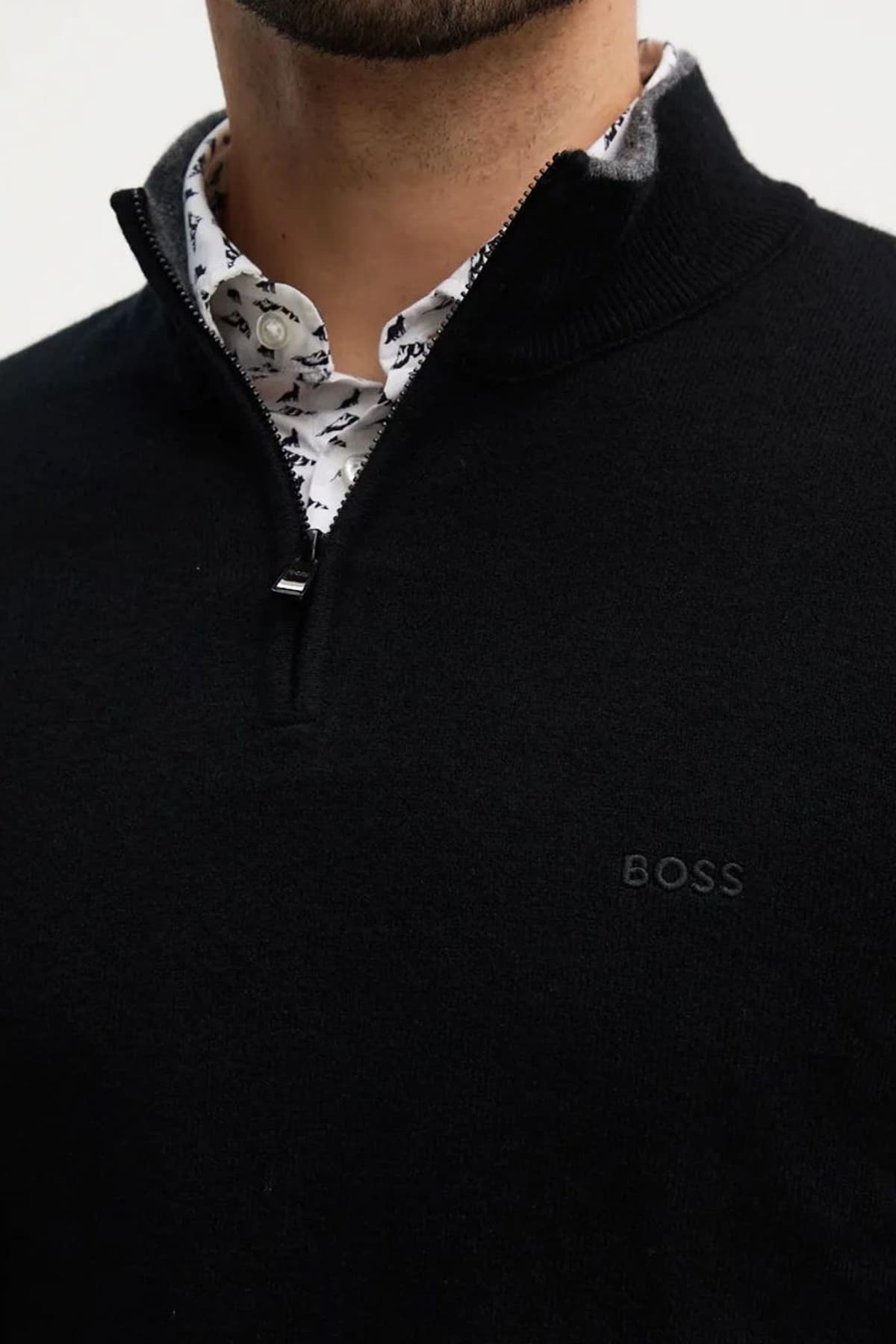 Men's Knitwear Boss Black