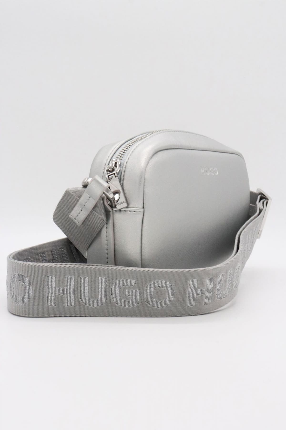 HUGO ΤΣΑΝΤΑ BEL CROSSBODY W.L.-L LOGO ΑΣΗΜΙ