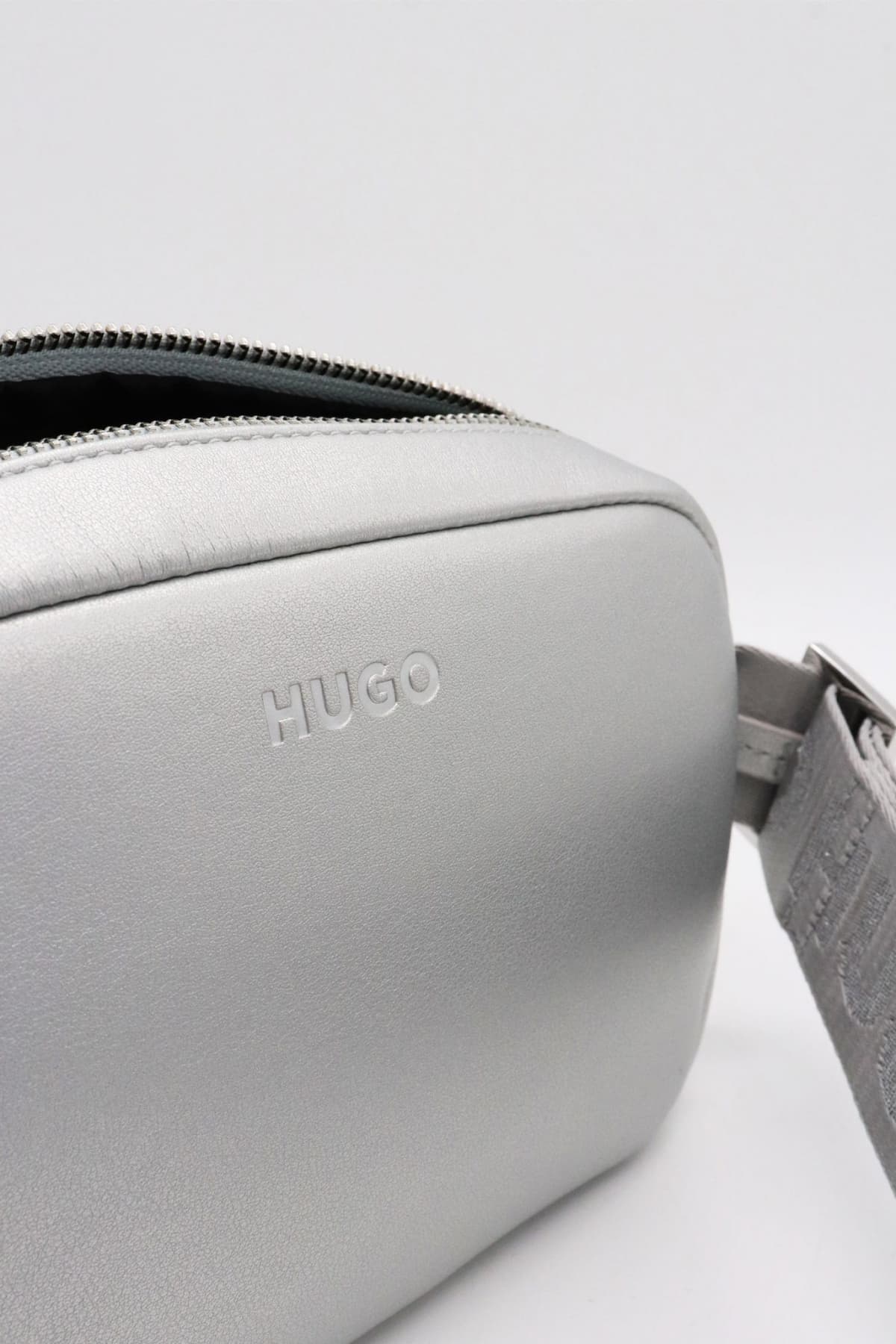 HUGO ΤΣΑΝΤΑ BEL CROSSBODY W.L.-L LOGO ΑΣΗΜΙ