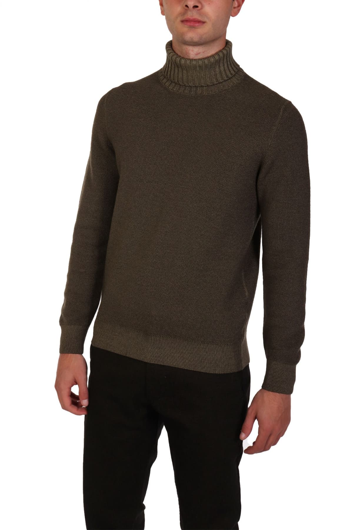 GRAN SASSO ΠΛΕΚΤΟ TURTLE NECK ΧΑΚΙ