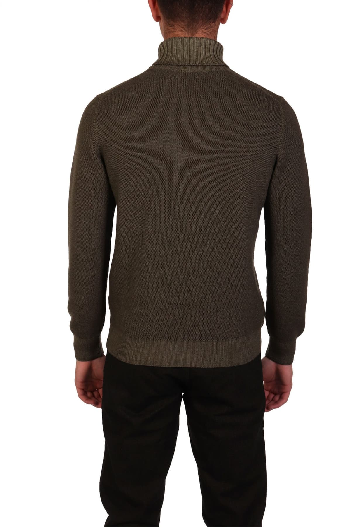 GRAN SASSO ΠΛΕΚΤΟ TURTLE NECK ΧΑΚΙ