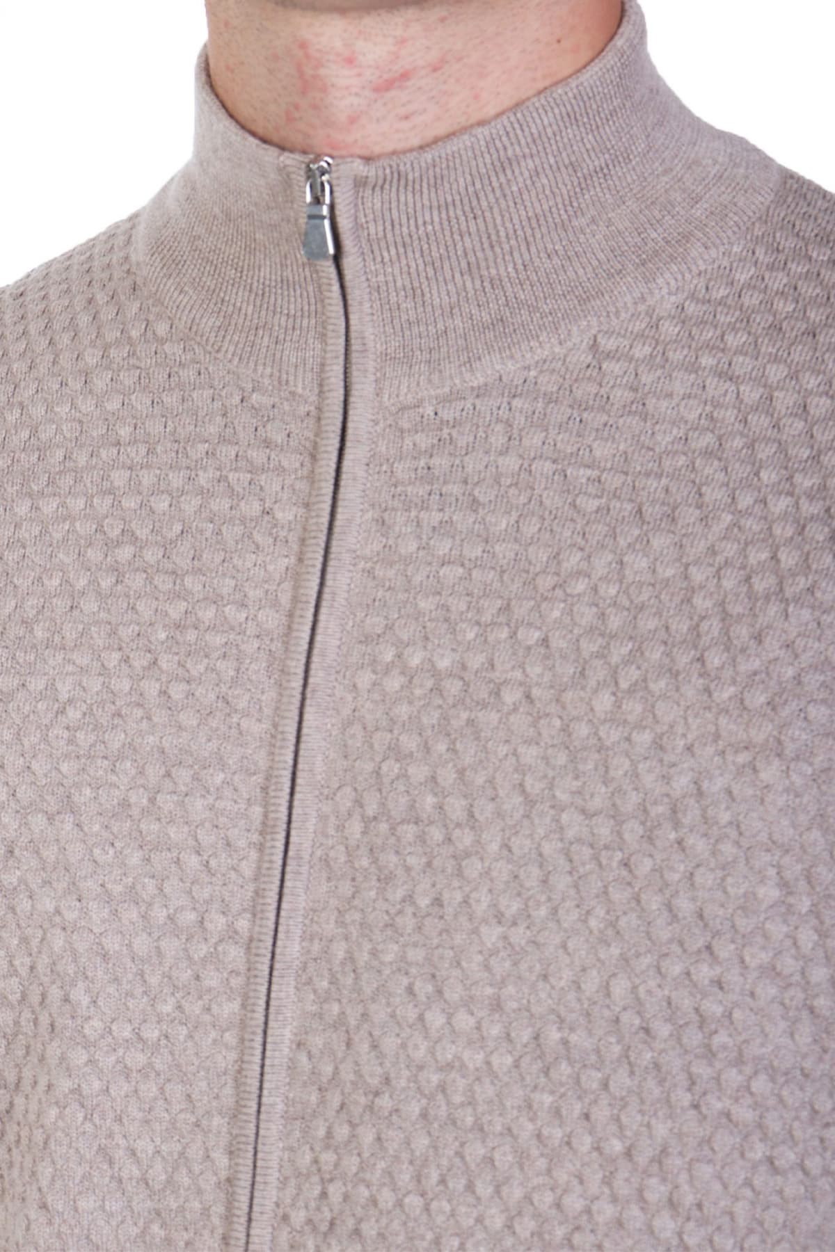 GRAN SASSO ΠΛΕΚΤΟ FULLZIP ΜΠΕΖ