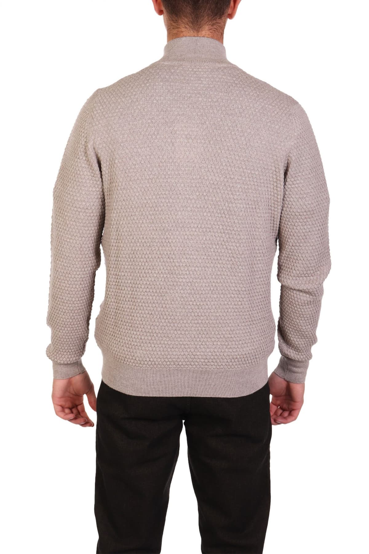 GRAN SASSO ΠΛΕΚΤΟ FULLZIP ΜΠΕΖ