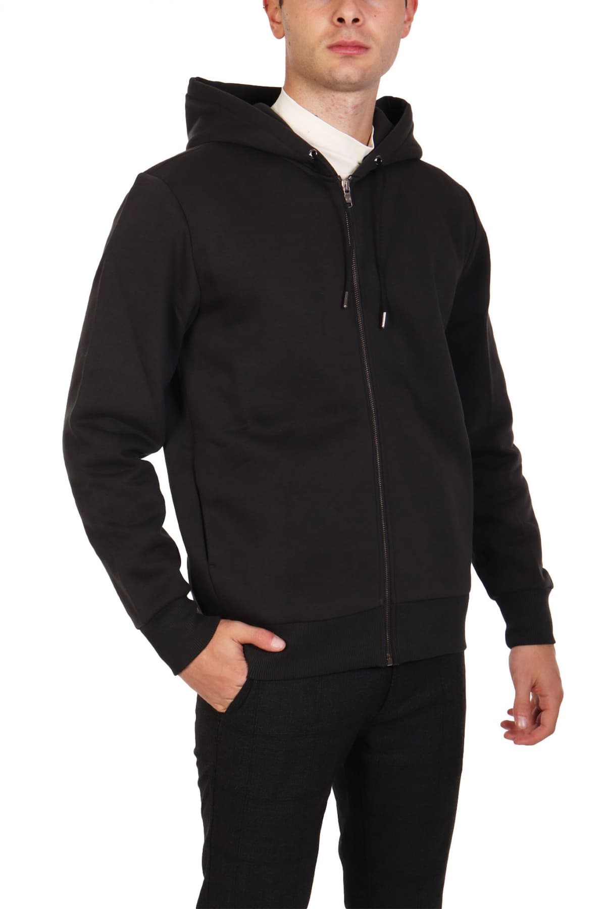 COLMAR ΦΟΥΤΕΡ ZIPHOOD MODISH LOGO ΑΝΘΡΑΚΙ