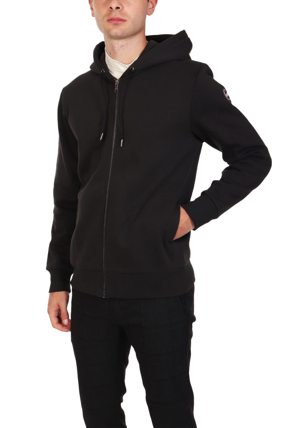 COLMAR ΦΟΥΤΕΡ ZIPHOOD MODISH LOGO ΑΝΘΡΑΚΙ