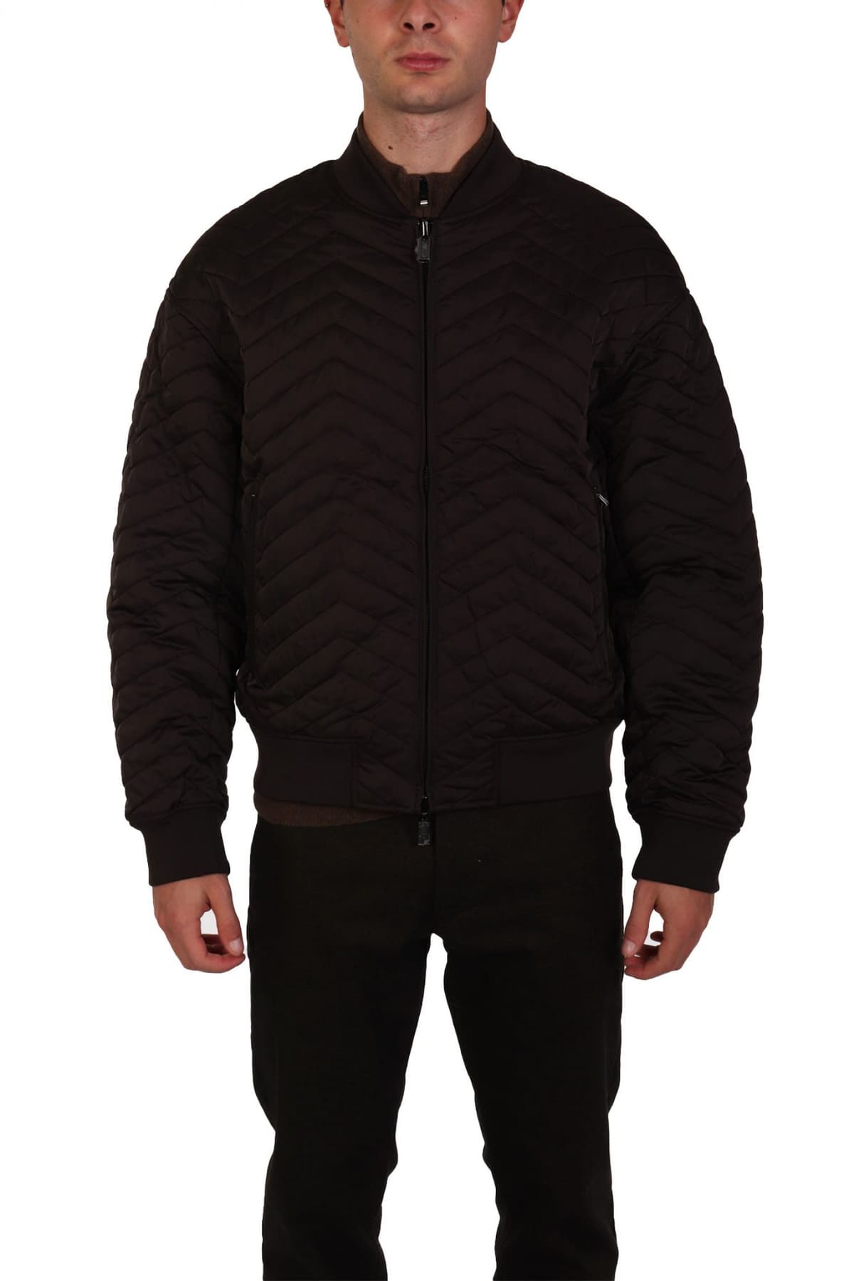 EMPORIO ARMANI ΜΠΟΥΦΑΝ BOMBER LOGO ΚΑΦΕ