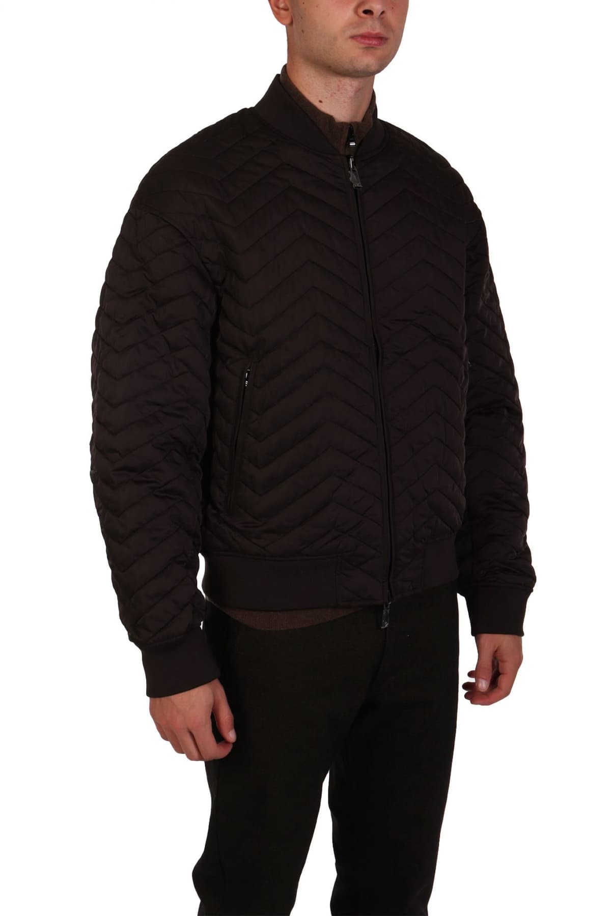 EMPORIO ARMANI ΜΠΟΥΦΑΝ BOMBER LOGO ΚΑΦΕ