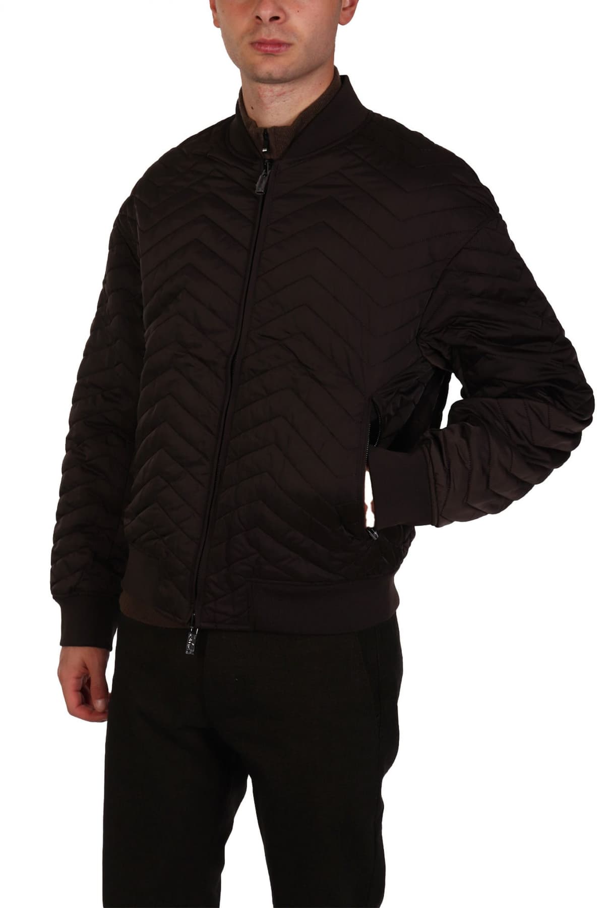 EMPORIO ARMANI ΜΠΟΥΦΑΝ BOMBER LOGO ΚΑΦΕ