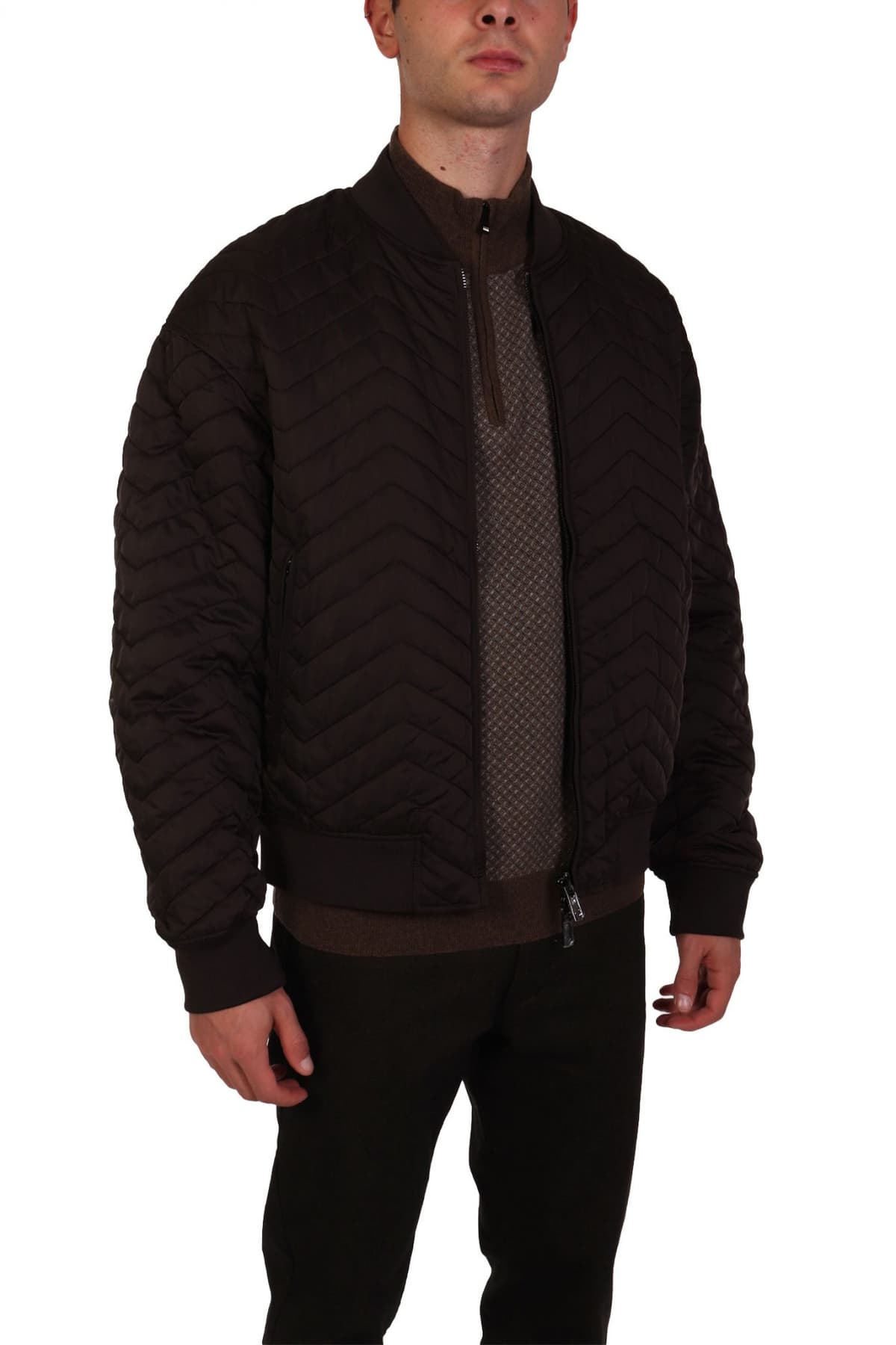 EMPORIO ARMANI ΜΠΟΥΦΑΝ BOMBER LOGO ΚΑΦΕ