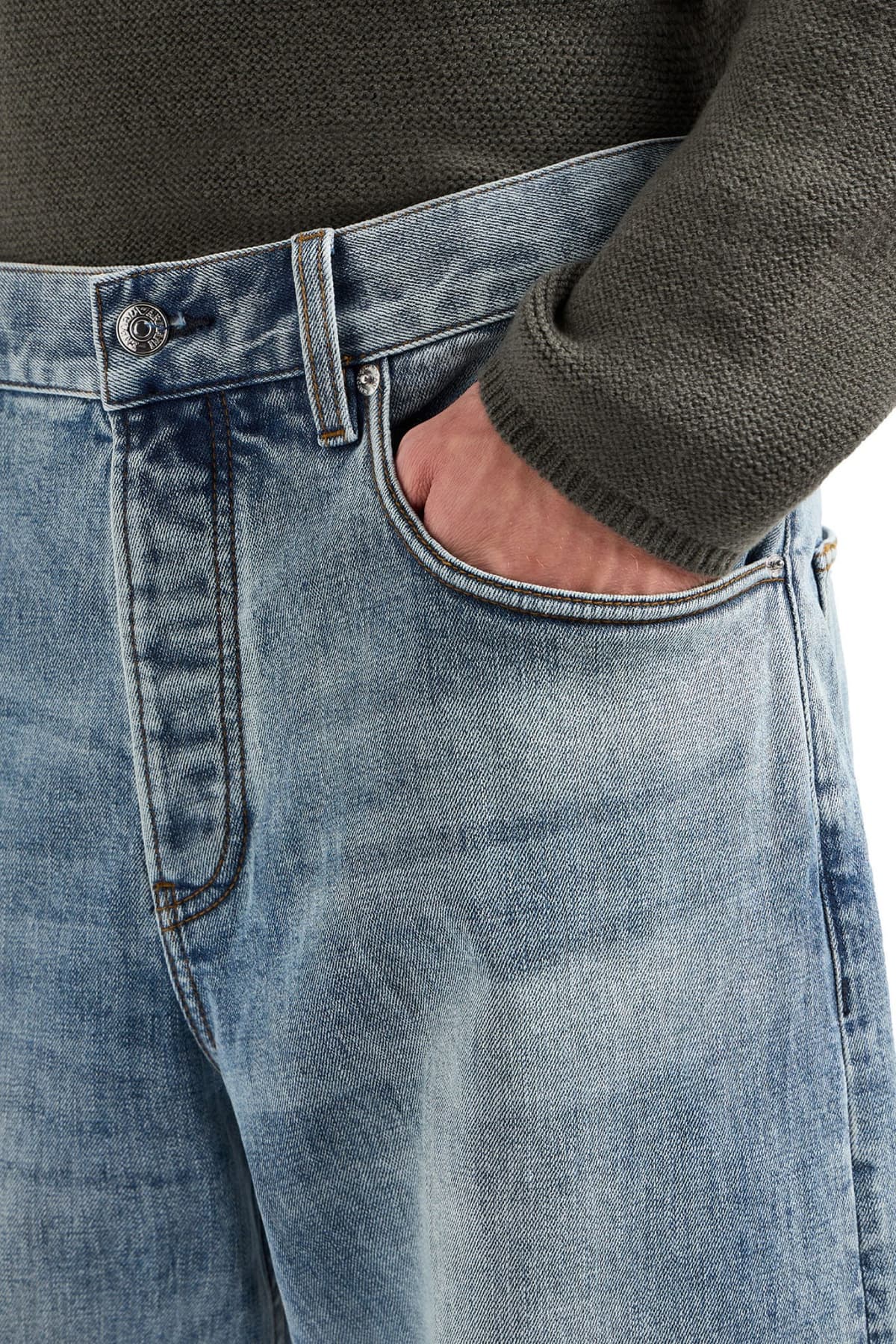 EMPORIO ARMANI ΠΑΝΤΕΛΟΝΙ JEANS J74 LOOSE FIT ΓΑΛΑΖΙΟ