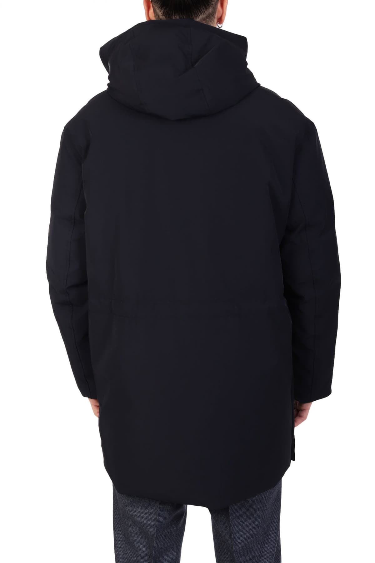 EMPORIO ARMANI ΜΠΟΥΦΑΝ ΚΟΥΚΟΥΛΑ JACKET ΜΠΛΕ