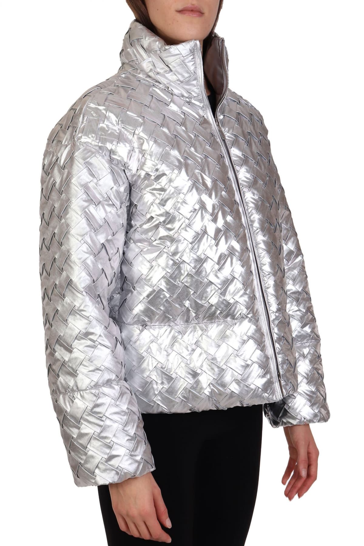 EMPORIO ARMANI ΜΠΟΥΦΑΝ ΦΟΥΣΚΩΤΟ ΜΗ ΑΠΟΣΠΩΜΕΝΗ ΚΟΥΚΟΥΛΑ ΠΛΕΚΤΟ ΑΣΗΜΙ