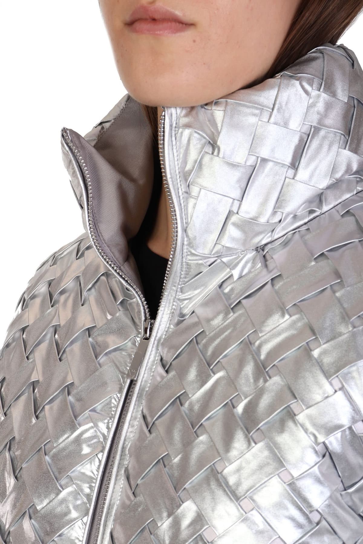 EMPORIO ARMANI ΜΠΟΥΦΑΝ ΦΟΥΣΚΩΤΟ ΜΗ ΑΠΟΣΠΩΜΕΝΗ ΚΟΥΚΟΥΛΑ ΠΛΕΚΤΟ ΑΣΗΜΙ