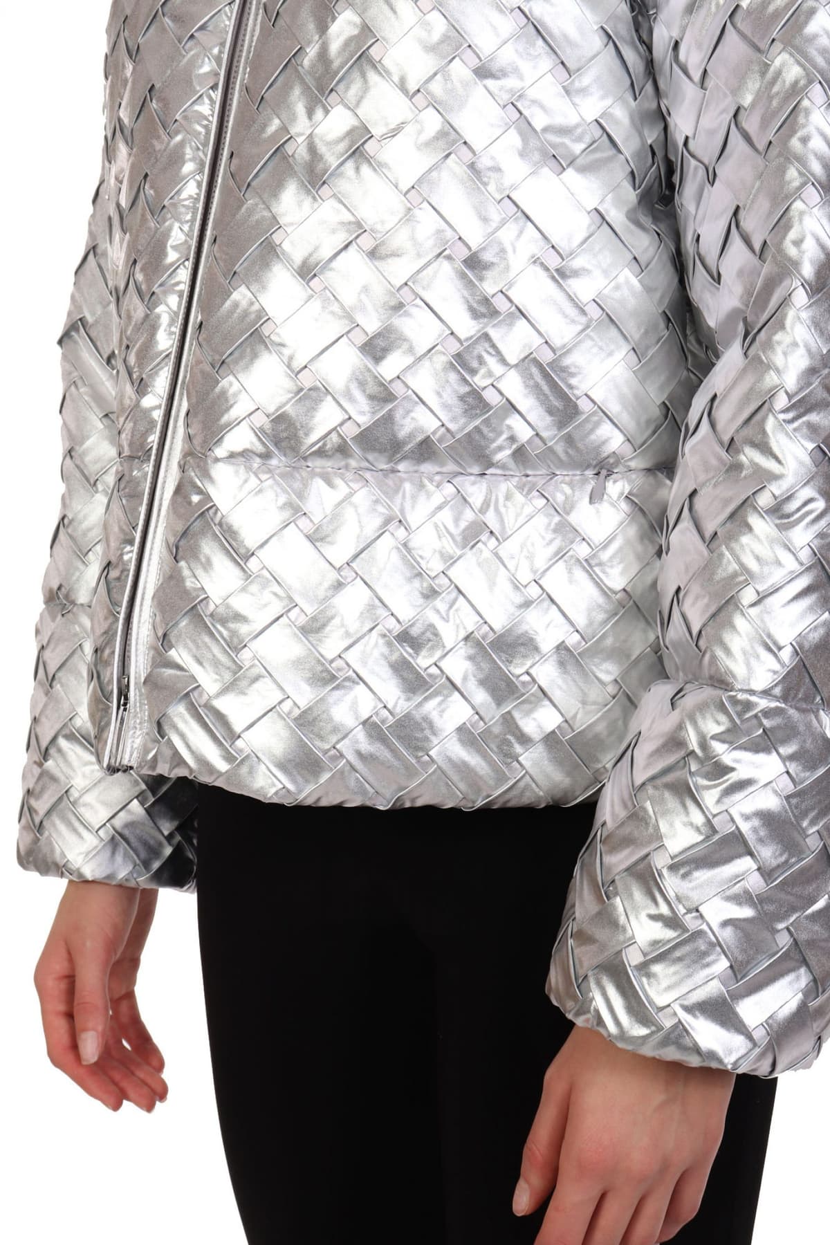 EMPORIO ARMANI ΜΠΟΥΦΑΝ ΦΟΥΣΚΩΤΟ ΜΗ ΑΠΟΣΠΩΜΕΝΗ ΚΟΥΚΟΥΛΑ ΠΛΕΚΤΟ ΑΣΗΜΙ