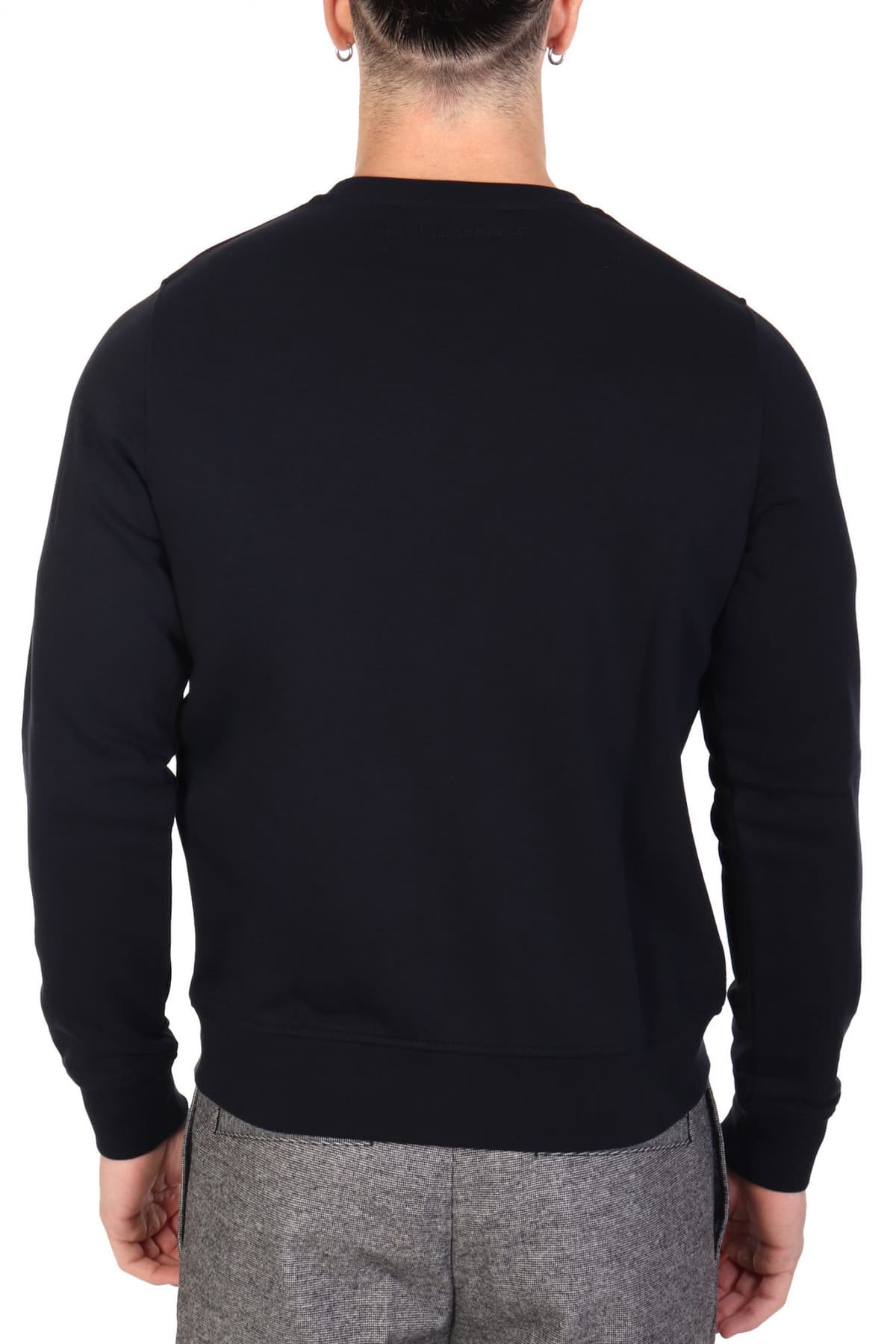 KARL LAGERFELD ΦΟΥΤΕΡ CREWNECK LOGO ΜΠΛΕ