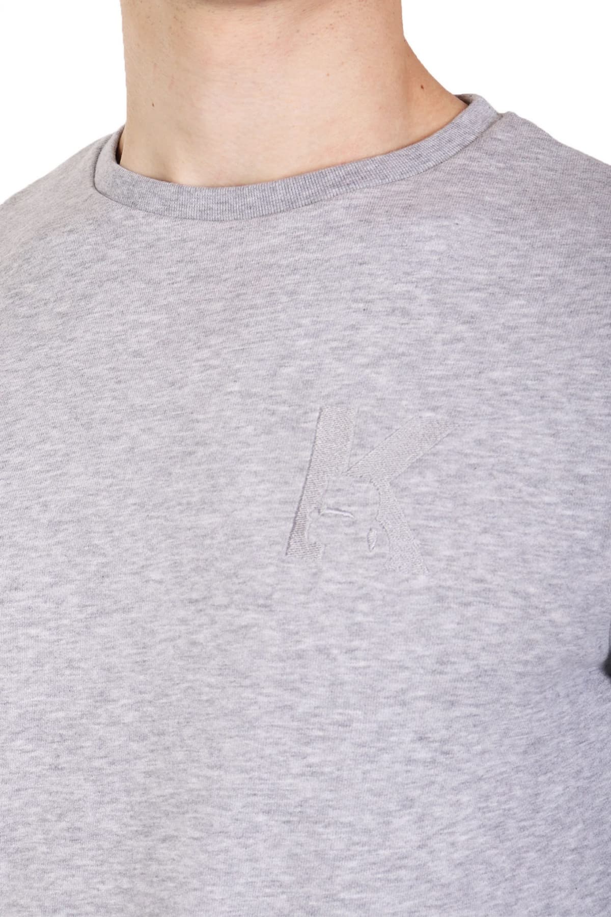 KARL LAGERFELD ΦΟΥΤΕΡ CREWNECK LOGO ΓΚΡΙ