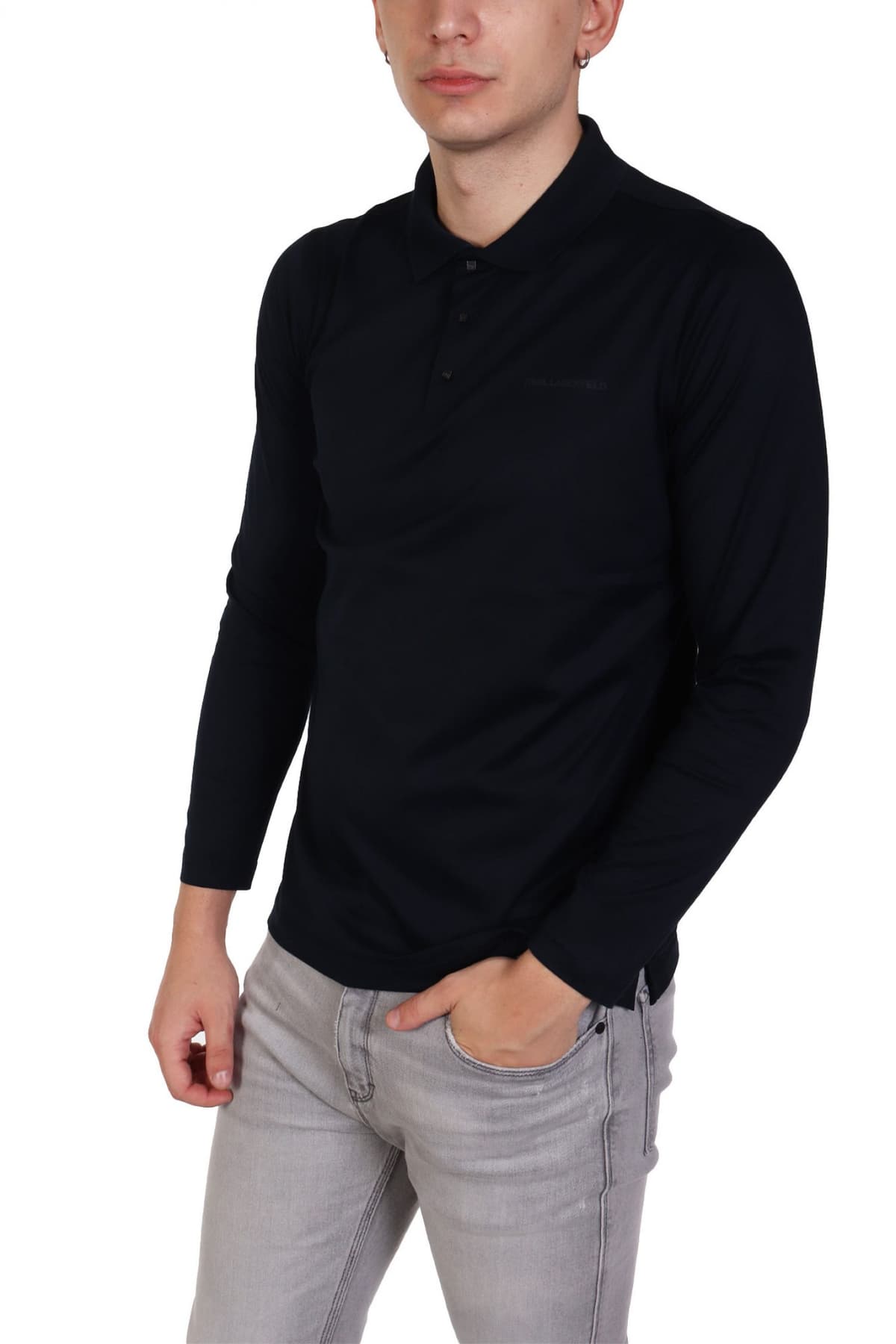 Men's Polo Shirts Karl Lagerfeld Blue