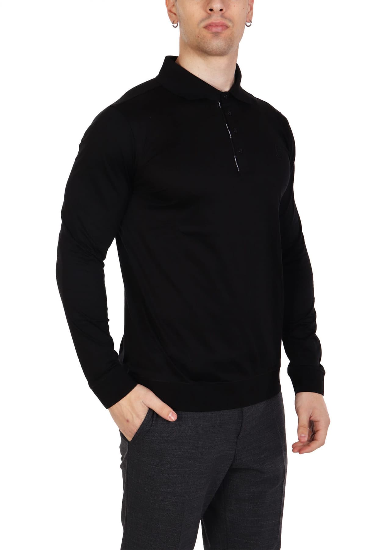 Men's Polo Shirts Karl Lagerfeld Black