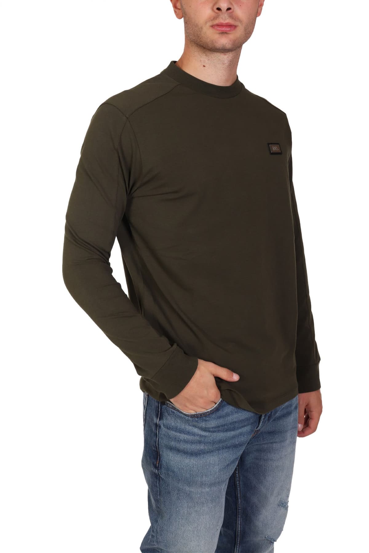 KARL LAGERFELD T-SHIRT LOGO ΧΑΚΙ