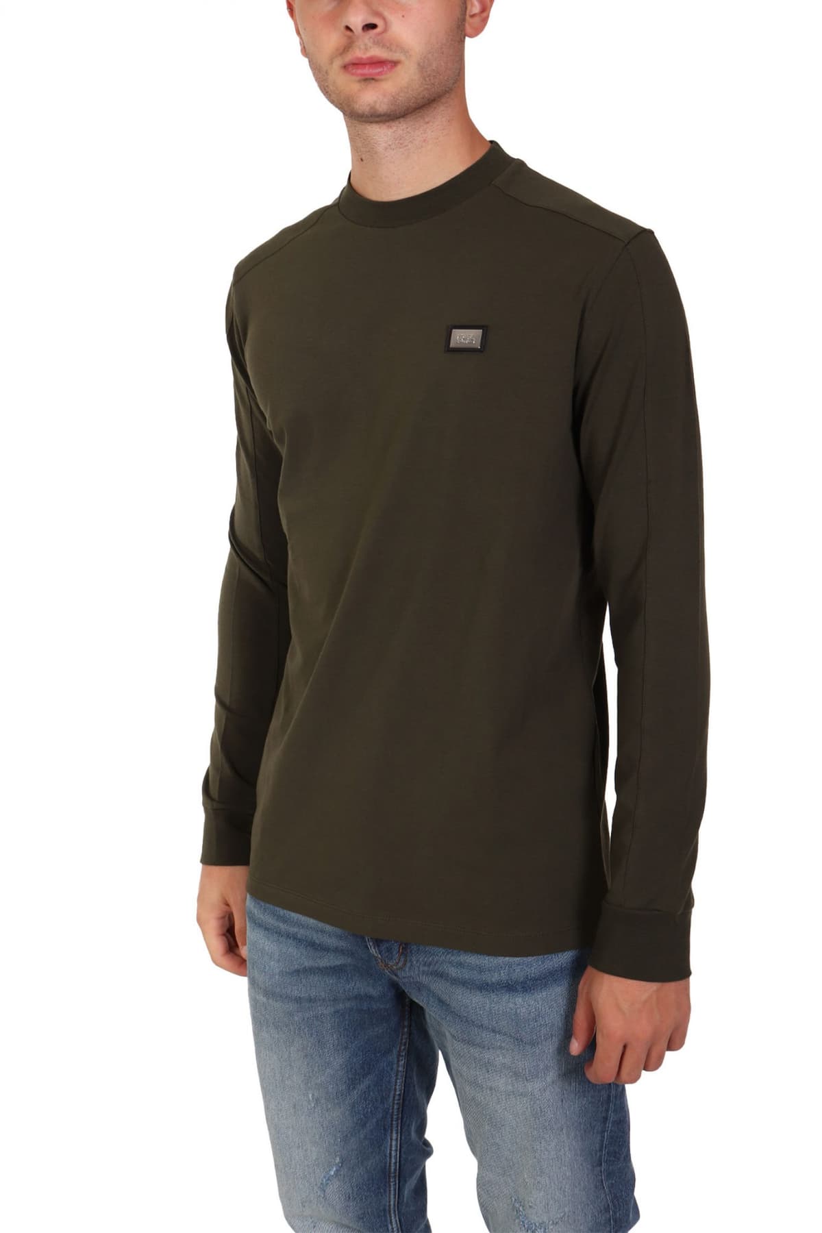 KARL LAGERFELD T-SHIRT LOGO ΧΑΚΙ