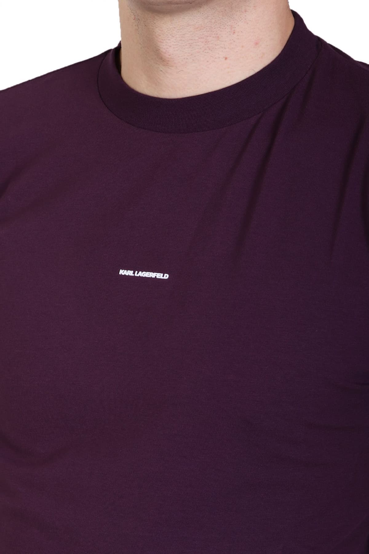 KARL LAGERFELD T-SHIRT LOGO ΜΩΒ