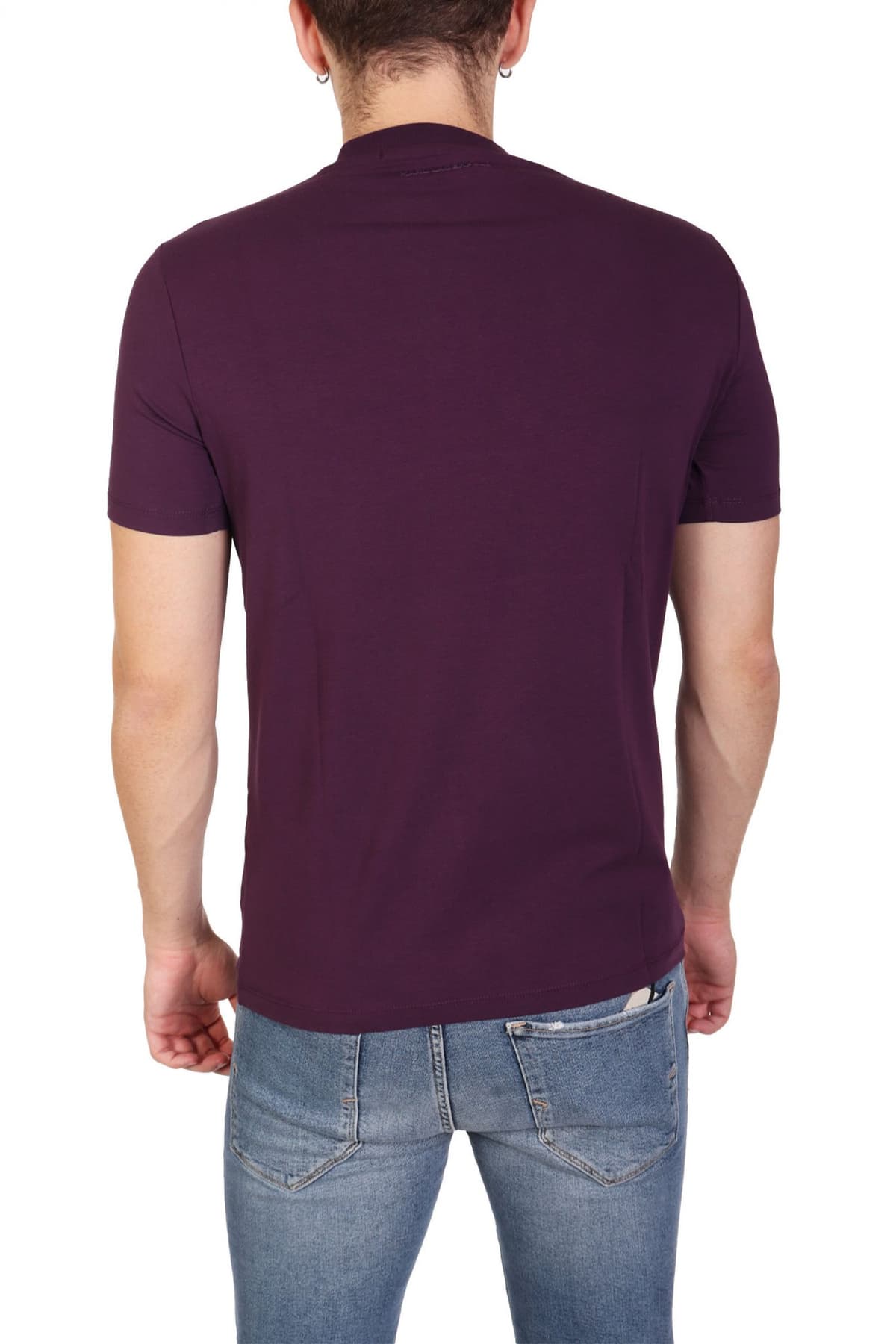 KARL LAGERFELD T-SHIRT LOGO ΜΩΒ