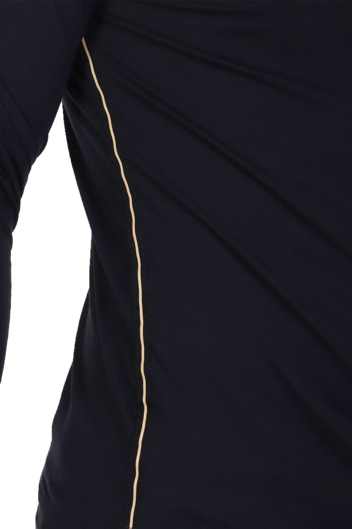 ARMANI 7 T-SHIRT GOLD LOGO ΜΠΛΕ