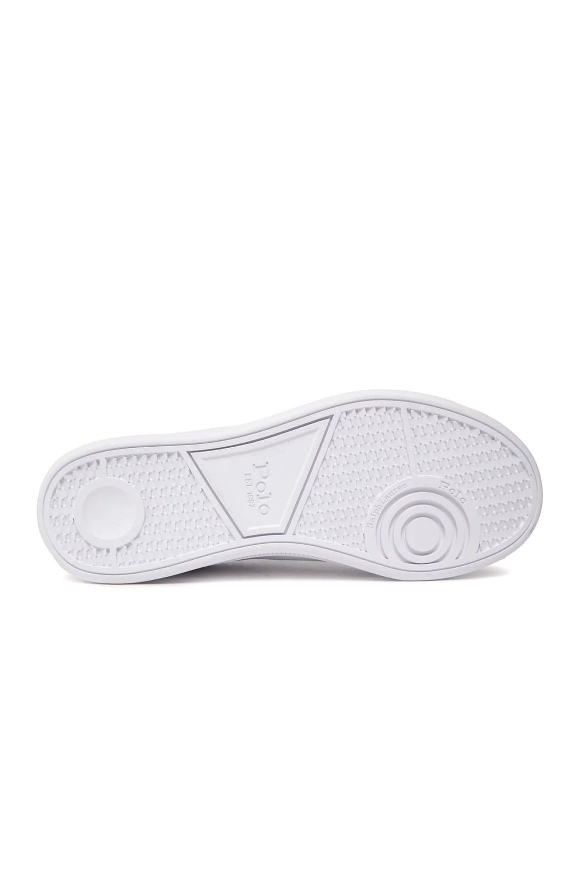 RALPH LAUREN ΠΑΠΟΥΤΣΙΑ SNEAKERS HRT CT II-SK-LTL MΠΛΕ ΛΕΠΤΟΜΕΡΕΙΕΣ LOGO ΛΕΥΚΟ