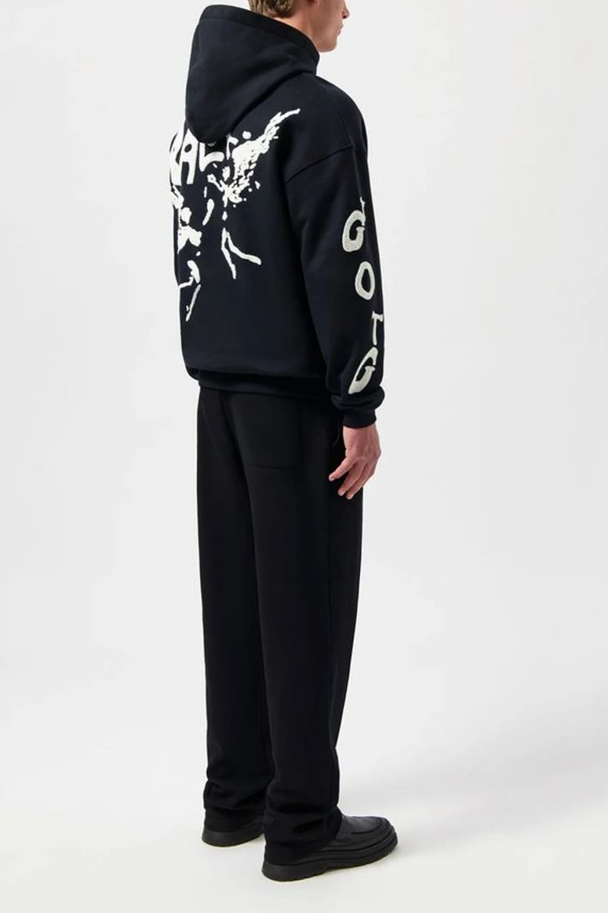 BALR. ΦΟΥΤΕΡ HOODIE BOXFIT LOGO ΜΑΥΡΟ