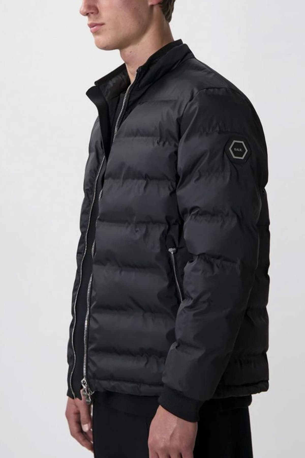 BARL. ΜΠΟΥΦΑΝ PUFFER Q-SERIES REGULAR FIT ΜΕΤΑΛΛΙΚΟ LOGO ΜΑΥΡΟ