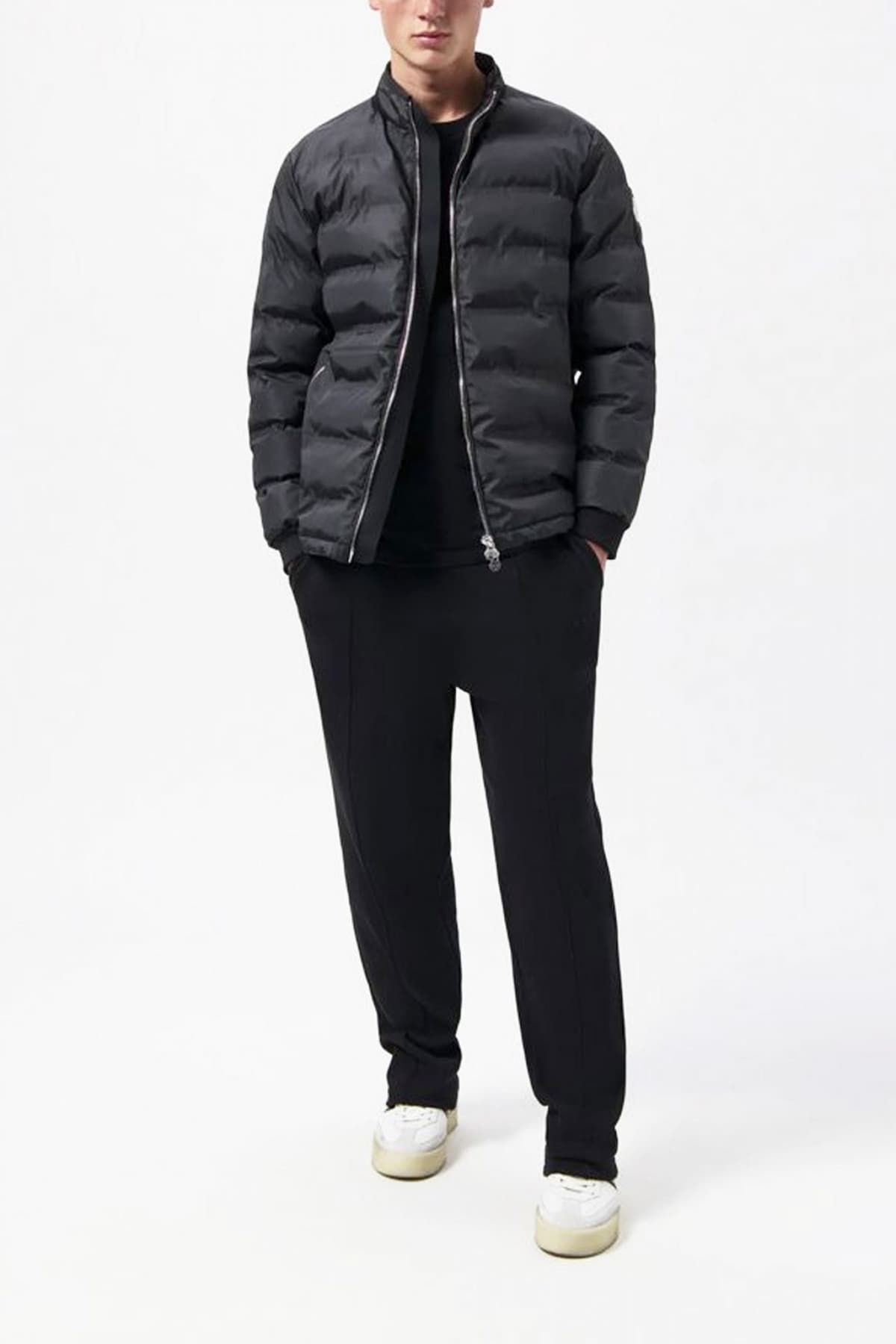 BARL. ΜΠΟΥΦΑΝ PUFFER Q-SERIES REGULAR FIT ΜΕΤΑΛΛΙΚΟ LOGO ΜΑΥΡΟ