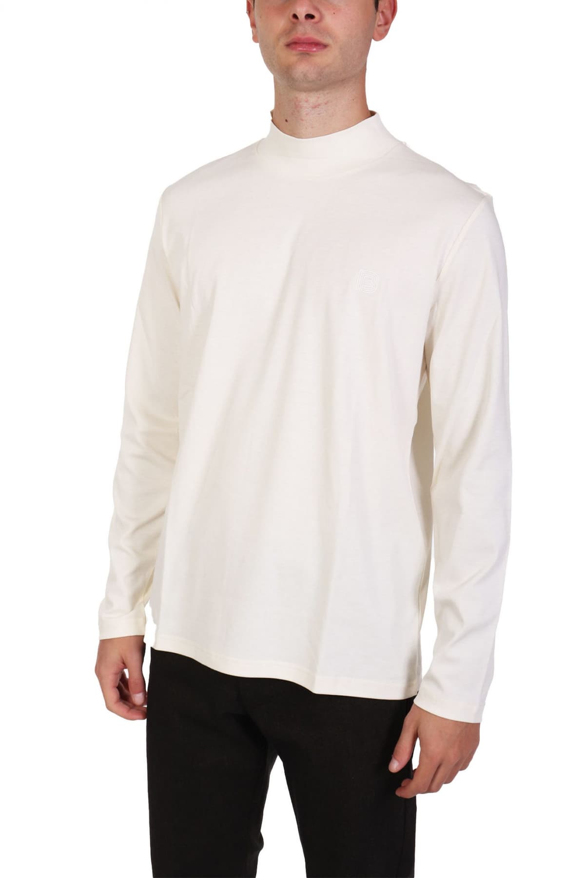 BALDESSARINI T-SHIRT ΛΟΥΠΕΤΟ THEO LOGO ΕΚΡΟΥ