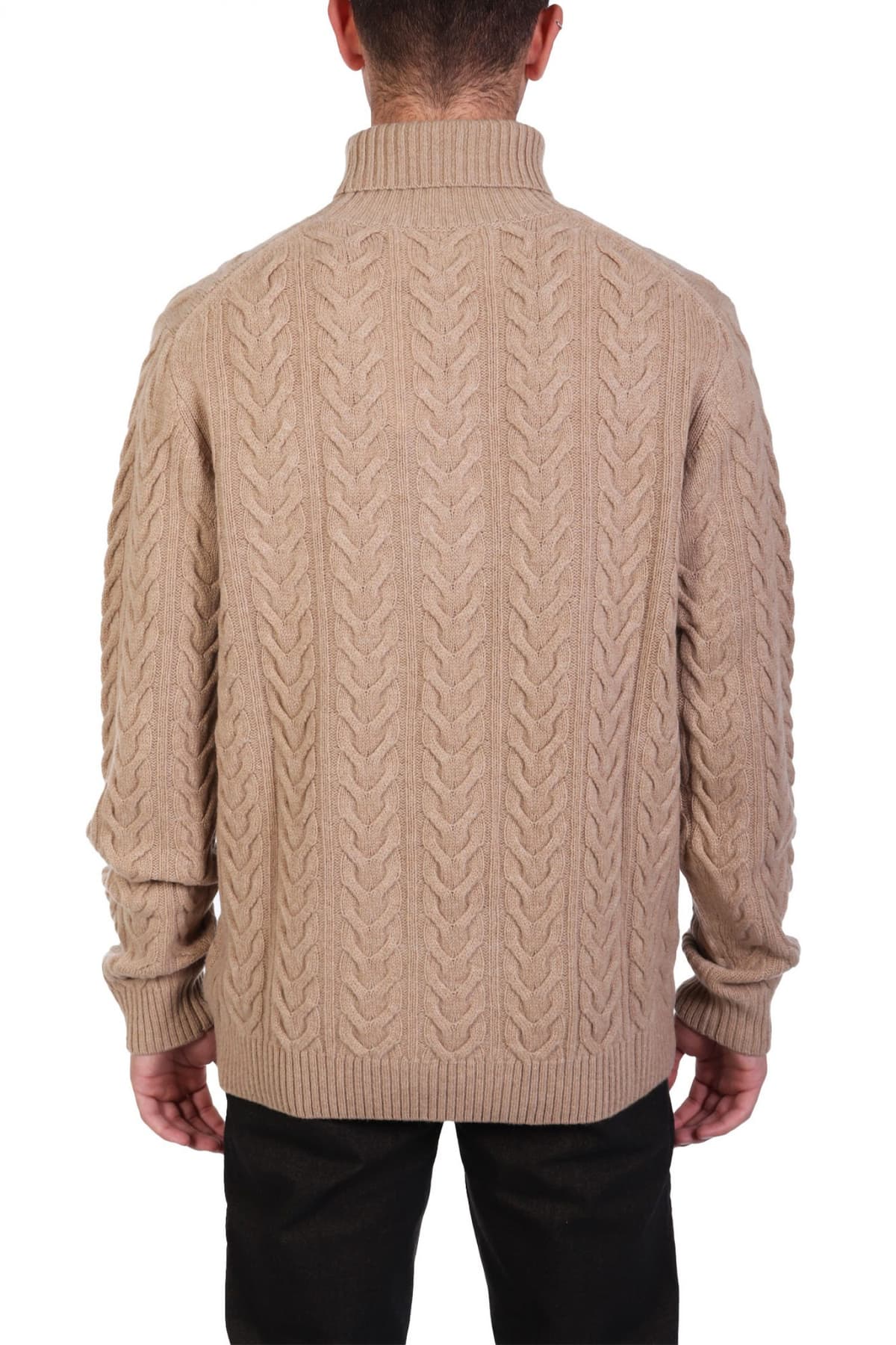 BALDESSARINI ΠΛΕΚΤΟ TURTLE NECK KASTOR ΜΠΕΖ