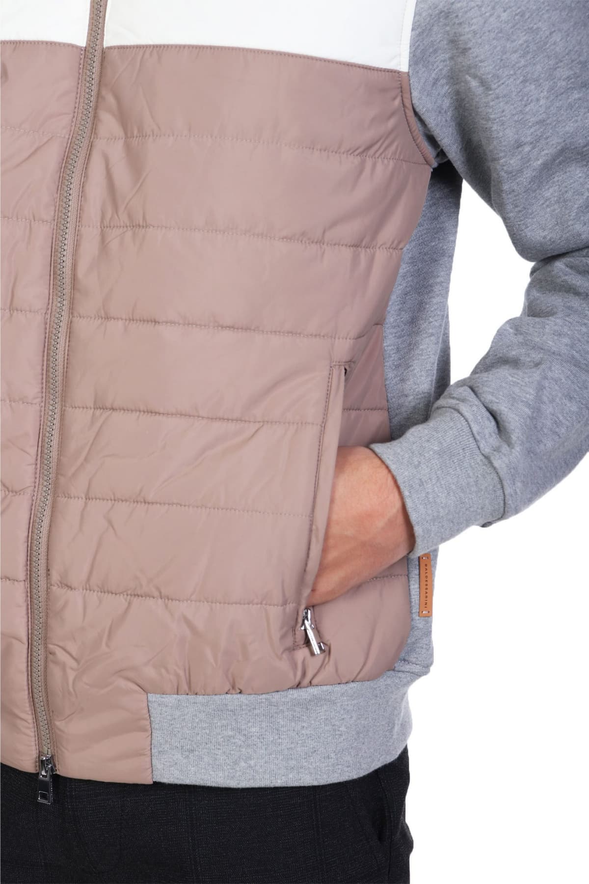 BALDESSARINI ΜΠΟΥΦΑΝΟΖΑΚΕΤΑ SIAMANT ΜΠΕΖ-ΛΕΥΚΟ-ΓΚΡΙ