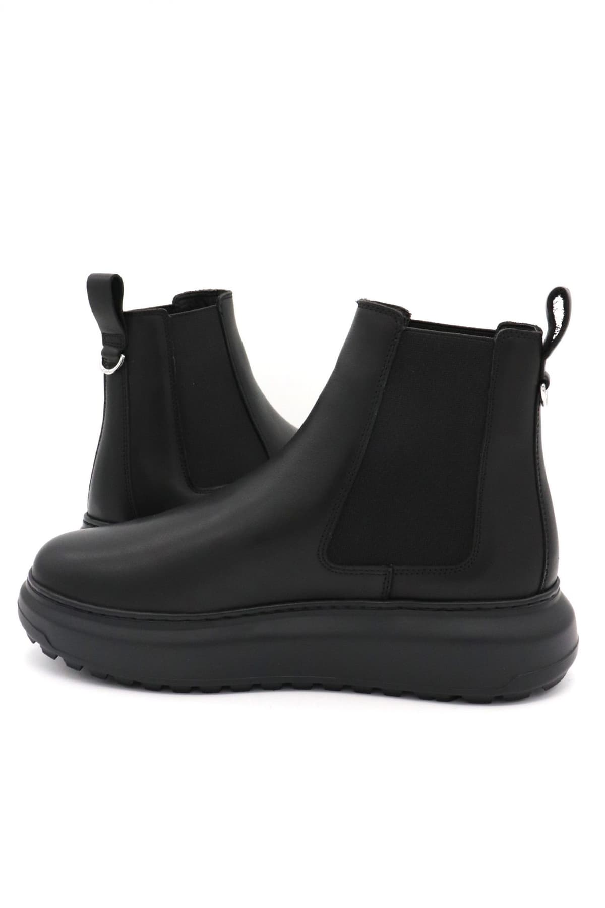 KARL LAGERFELD ΠΑΠΟΥΤΣΙΑ ΜΠΟΤΑΚΙ KAPRI LUG MID CORE BOOT LOGO ΜΑΥΡΟ